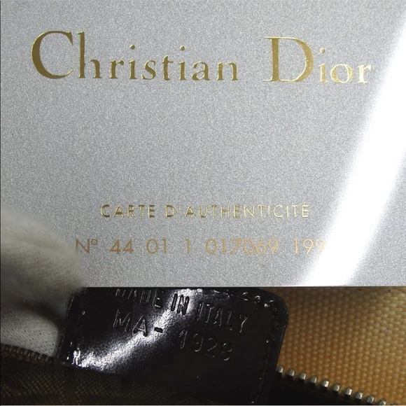 Authentic Dior Lady Dior Tortoise handle canvas BG - Picture 8 of 12